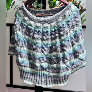 Vintage knit crop top